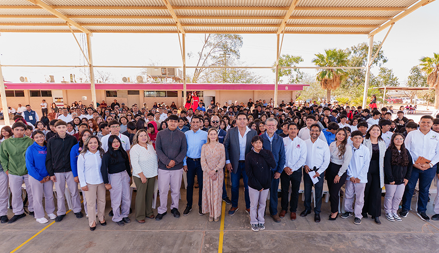 SEC: Government of Sonora reaffirms its social commitment to the historic transformation of education in Caborca